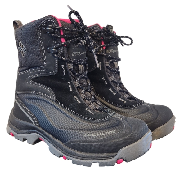 Columbia Shoes - Columbia Women's Bugaboot Omni Grip Omni Heat Waterproof Winter Hiking Boot Sz 6